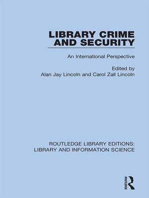 cover image of Library Crime and Security